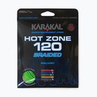 Corda da squash Karakal Hot Zone Braided 120 11 m verde