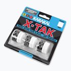 Overgrip per racchetta da squash Karakal X Tak 3 pack white
