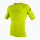 Camicia da bagno O'Neill Basic Skins Rash Guard da uomo lime