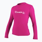 Camicia da nuoto a maniche lunghe O'Neill Basic Skins Sun Shirt rosa volpe da donna