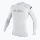 Nuoto per bambini a maniche lunghe O'Neill Youth Basic Skins Rash Guard bianco