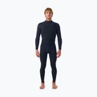 Muta da nuoto uomo O'Neill Hyperfreak 5/4+ mm Chest Zip Full black/black