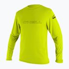 O'Neill Youth Basic Skins Sun Shirt manica lunga nuoto lime