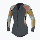 Muta da donna O'Neill Bahia 2/1 Front Zip L/S Short Spring tradewinds/jasmine