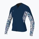 Giacca donna in neoprene O'Neill Bahia 1/0.5 mm Full-Zip french navy/christina flor