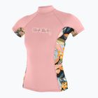 O'Neill Girls Premium Skins Turtleneck Rash Guard maglia da bagno peony/demi floral/peony