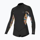 O'Neillia Bahia 2/1 Back Zip LS Spring hw4 nero/demiflor/demiflor schiuma nuoto bambini