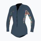 Swim Foam donna O'Neill Bahia 2/1 Front Zip Short Spring Copen blue/painted tropics/copen blue
