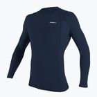 Maglia a maniche lunghe da nuoto uomo O'Neill Basic Skins Rash Guard LS navy