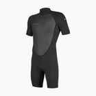 Muta da nuoto uomo O'Neill Reactor-2 2mm Back Zip SS Spring HJ5 black/black