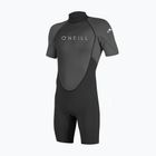 Muta da nuoto uomo O'Neill Reactor-2 2mm Back Zip SS Spring HJ5 black/graphite