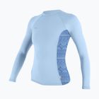 Longsleeve da nuoto O'Neill Hyperfreak Skins Rash Guard chambray blue/surf abstract