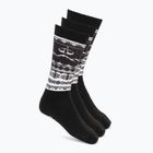 Calze da sci Surfanic Pro Tech confezione da 3 Fairisle black
