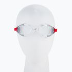 Occhiali da nuoto Speedo Futura Biofuse Flexiseal rosso lava/chiaro