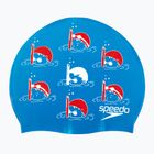 Cuffia da nuoto Speedo da bambino Slogan Print blu