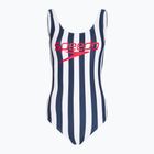 Costume intero Speedo Ice Cream U-Back donna blu/bianco