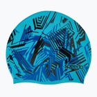 Cuffia da nuoto Speedo con stampa Slogan blu/nera per bambini