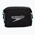 Speedo Pool Side Bag borsa per cosmetici nera/verde