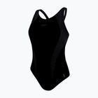 Costume da bagno intero da donna  Speedo Placement Laneback black/grey
