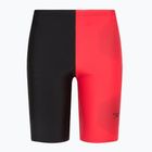 Speedo Tech Placement - Maglia da nuoto per bambini nero/rosso