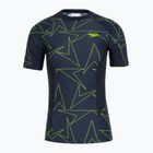 Speedo maglia da bagno donna Boomstar Allover Rash Top blu