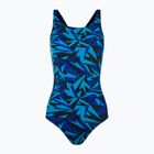 Costume intero Speedo Hyperboom Allover Medalist donna true navy/blueflame/pool