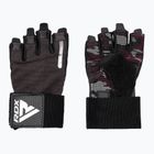 Guanti da allenamento RDX T2 Half rosa
