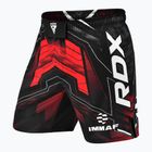 Pantaloncini da allenamento RDX IMMAF Approved MMA da uomo, nero