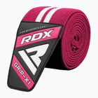 RDX Fascia per ginocchio da palestra per sollevamento pesi rosa