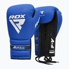 RDX Apex Lace Up Guantoni da boxe per allenamento e sparring blu