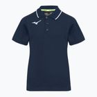 Maglietta per bambini Mizuno Polo navy/white