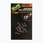 Fox International Edges Kuro Micro Hook Ring Swivels girelle per carpe