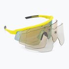 Occhiali da sole Endura Shumba II 3+0+0 hi-viz yellow/smoke tint/full gold mirror