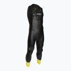 ZONE3 Uomo senza maniche Vision Muta triathlon nero/lime/gun metal
