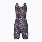 Costume intero da donna ZONE3 OWS Renew Short Leg Knee Skin nero/bianco