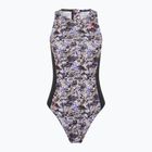 Costume intero donna ZONE3 Pacific Koa Collo Alto nero/verde