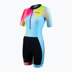 Tuta da triathlon da donna ZONE3 Activate+ Trisuit neon/nero