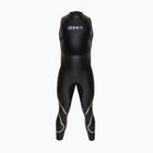 Muta da triathlon uomo ZONE3 Glide Sleeveless Wetsuit black/grey
