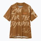 Maglietta da ciclismo da uomo Endura Singletrack Print trail bronze