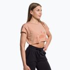 Gymshark KK Twins Raw Crop Top da donna, caldo e color bufala