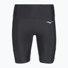 Pantaloncini da corsa da donna Mizuno Core Mid Tight nero