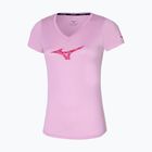 Maglietta da corsa da donna Mizuno Impulse Core RB Tee rosa lavanda