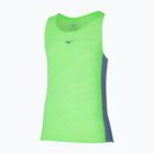 Canotta da running da uomo Mizuno Aero Tank verde chiaro