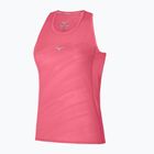 Canotta running donna Mizuno Aero Tank sunkissed coral