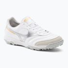 Scarpe da calcio Mizuno Morelia Sala Classic TF bianco/argento/oro uomo