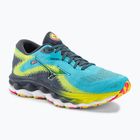 Scarpe da corsa da uomo Mizuno Wave Sky 7 blu jet/bianco/bolt2neon