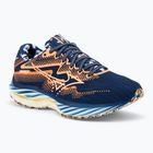 Scarpe da corsa da donna Mizuno Wave Rider 27 Roxy accademia navale / bianco / peach fuzz