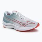 Scarpe da corsa da donna Mizuno Wave Rebellion Sonic 2 fiume bianco/cayenne/nebbia grigia