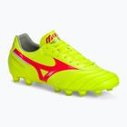 Scarpe da calcio Mizuno Morelia II Pro MD giallo sicurezza/fuoco corallo 2/galaxy argento uomo