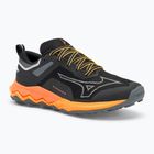 Scarpe da corsa da donna Mizuno Wave Ibuki 4 nero/bianco/carota